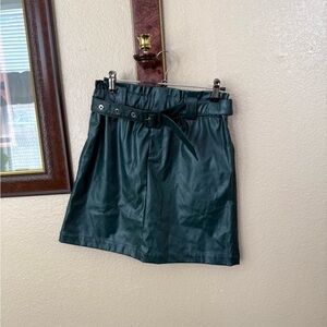 NWT rihoas faux leather skirt size XSmall